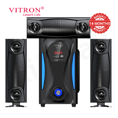 Vitron 3.1CH X-Bass Home Theatre System with Remote Control V643 Bluetooth Woofer Speaker System Subwoofer Home Audilo System USB SD MP3 FM Radio 10000W