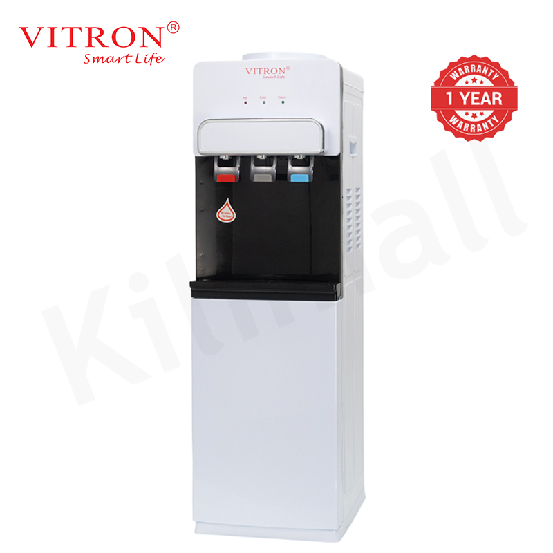 【New Arrival】Vitron Top Loading Hot & Cold & Warm Business Water Dispenser Freestanding Water Cooler with Metallic Three Taps VIT-951