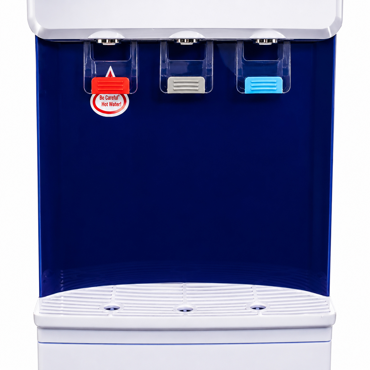 Sonar Top Loading Hot and Normal Water Dispenser Freestanding Water with 3 Push Cup Taps Multi-Size Bucket Adaptation Water Machine Perfect for Home and Office SR-L9