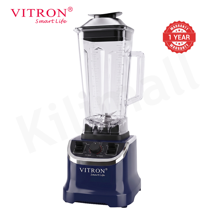 Vitron 2L Homeluxe Countertop Blender Fruit Juicer 6-Leaf Blade 15-Gear Control Panel Powerful Blender Overheat Protection VB-202