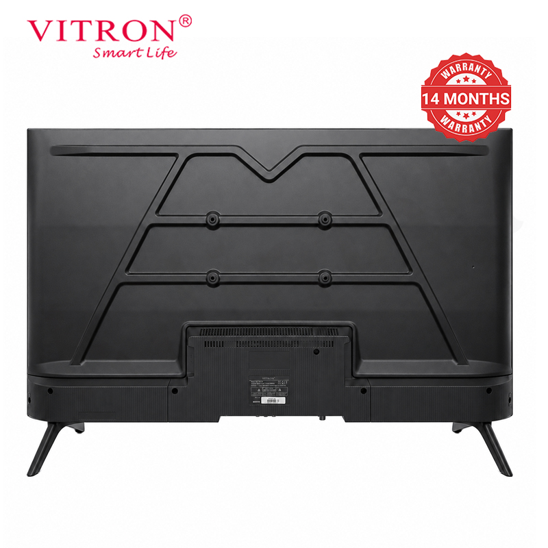 Vitron 43 inch Whale OS Smart TV HTC43W 2K QUAD HD LED TV WIFI Enabled Bluetooth Connectivity Frameless Television with Netflix Youtube 2026 New Model