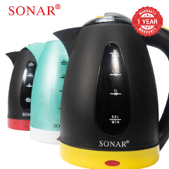 Sonar 2L 1500W Electric Kettle Energy Efficiently Heater Jug Cordless Electric Kettle 1.25M Power Cord SR-P2