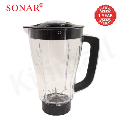 Sonar 1.8L Stainless Steel Blender 2 In 1 Countertop Blender Fruit Juicer 6 Blades with Grinding Cup Safety Inner-Lock NX-2/3