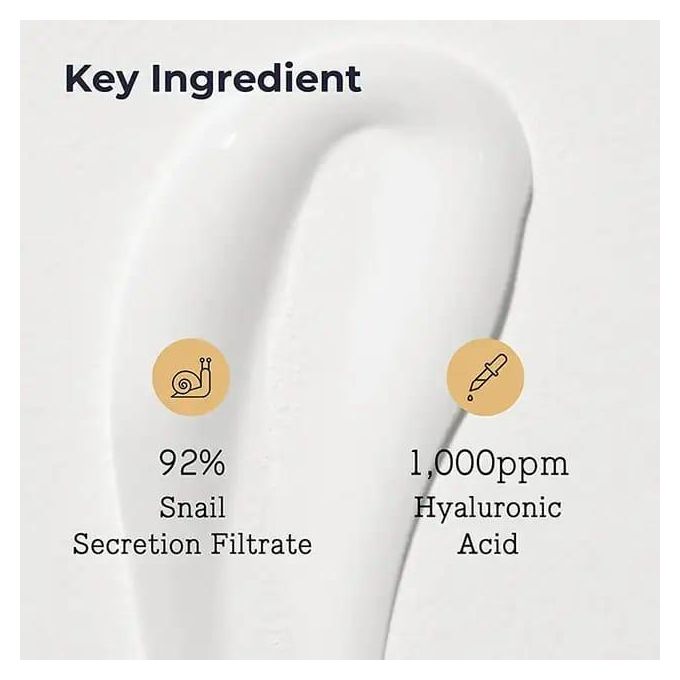 Advanced Snail 92 All In One Cream Moisturizing, Hydrating, Nourishing, Gentle Firming Skin Repair Snail Secretion Filtrate 92%, Wrinkle Improvement for Anti-aging & Nourishing Face cream - MOOYAM