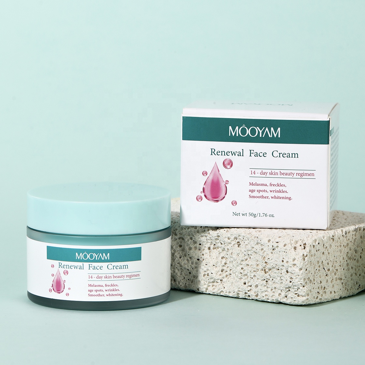 MOOYAM Renewal Face Cream for Melasma and Freckles Treatment, Age Spots Brightening, Anti-wrinkle, Smoother and Whitening Face Cream Renewal Facial Cream