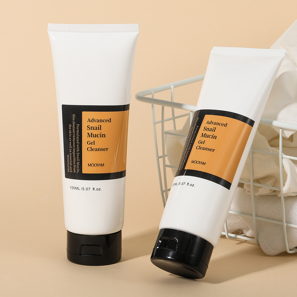 Advanced Snail Mucin Gel Cleanser 150ml Deep Cleaning Moisturizing Pore Face Wash Skin Care Skin Facial Cleanser Gel - MOOYAM