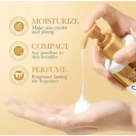 SADOER Collagen Body, Hand & Neck Lotion 10X More Youthful Skin! Say goodbye to wrinkles & dryness. Achieve smooth, firm, glowing skin with our best-selling anti-aging formula Moisturizing antiwrinkle