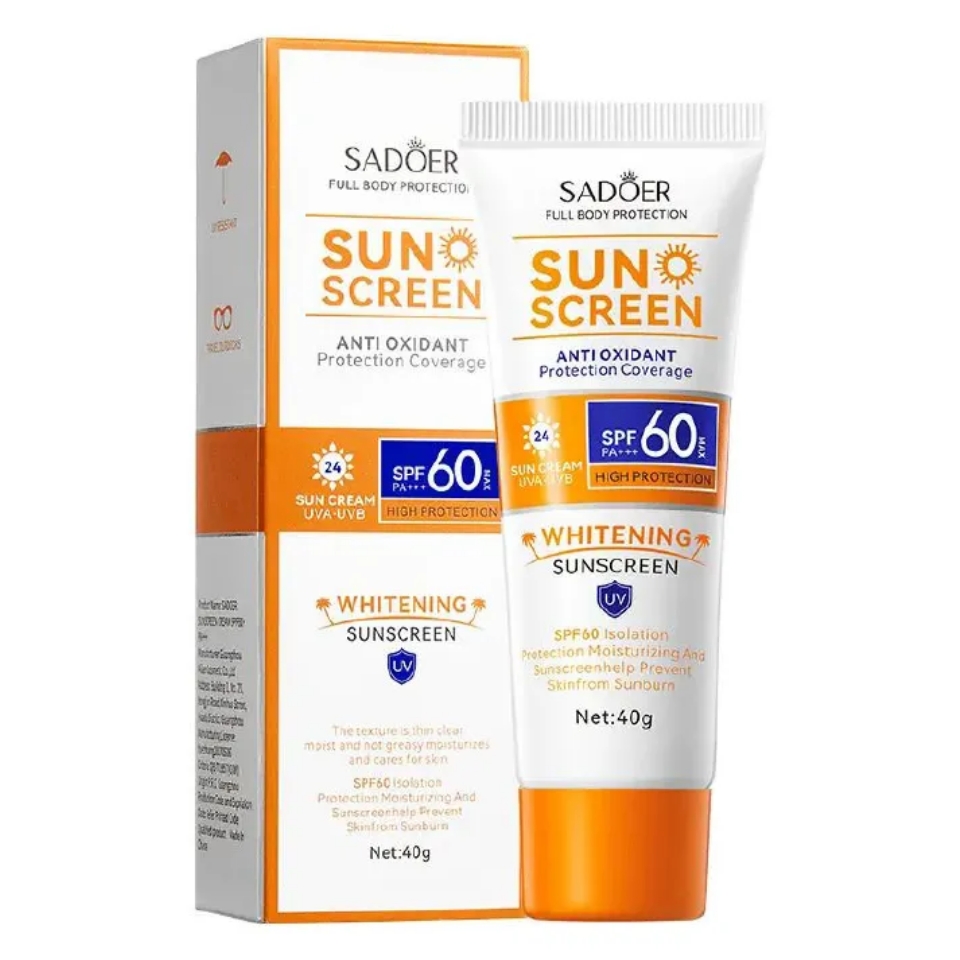 3 in 1 Vitamin C Serum + Vitamin C Cleanser + SPF 60++ Sunscreen for Brightened Face, Moisturizing, Anti Aging, Anti Wrinkles, Anti Acne, Dark Spots Remover, Sunscreen Protector