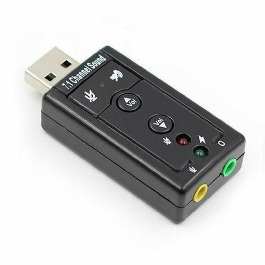 USB External 3D Sound Card 7.1 Channel Audio Adapter – Plug & Play for Computers, PC, Laptop, Mac & Linux