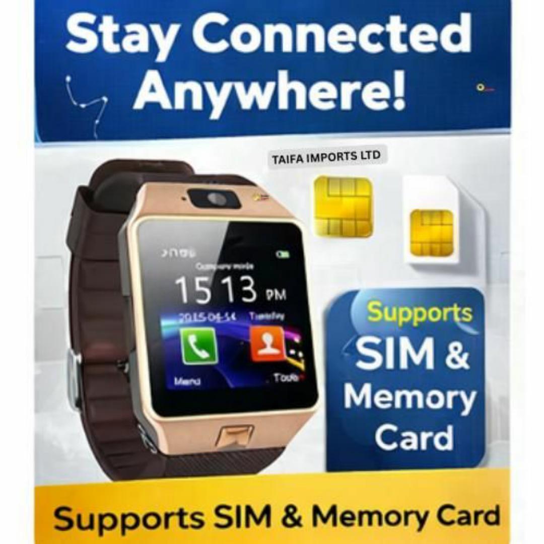 4G Smartwatch Phone - Call, SMS, Memory & SIM Card Slot, Camera, Health Monitor & Fitness Tracker - Men / Ladies