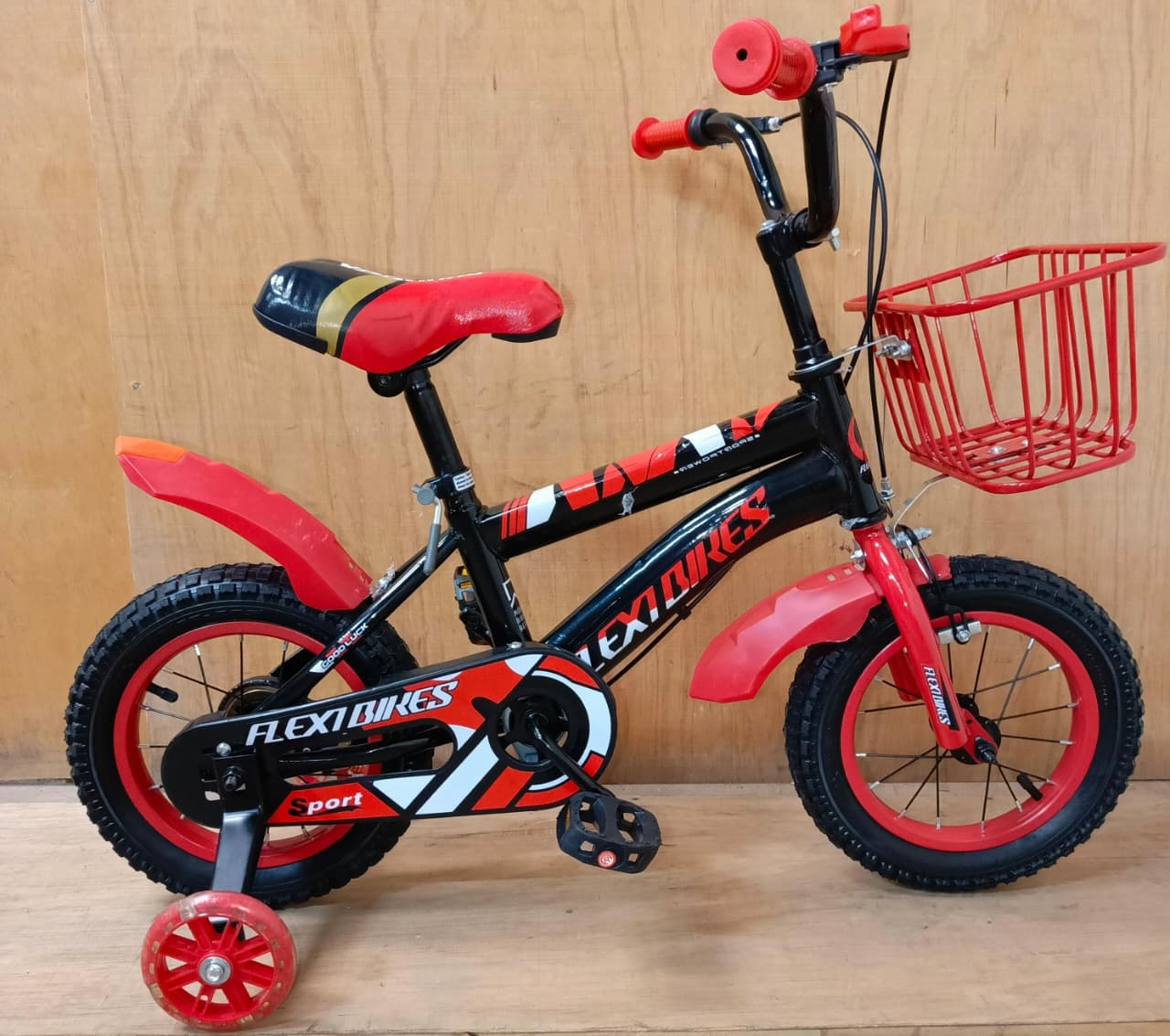 Kids Bicycle Size 12 – Premium  Finish | Training Wheels Included Suitable Age 2-4yrs Children Bicycle Strong Frame
