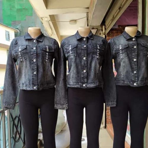 Women Denim Top Ladies Denim Jackets Ladies Fashion Denim Jackets Casual Jeans Jackets 1Pc