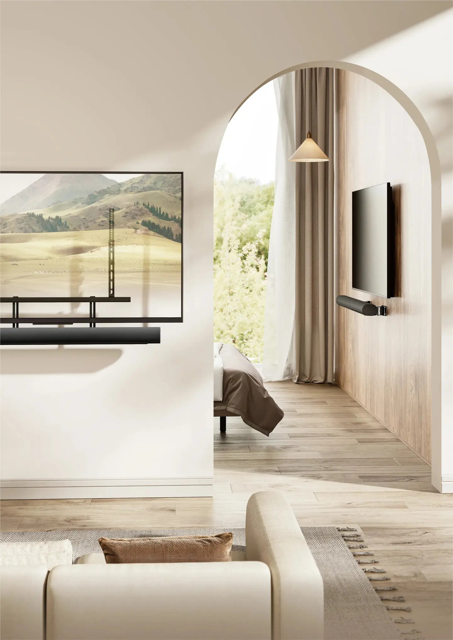 VON SOUNDBAR BRACKET VXSB100FSL SWIVEL