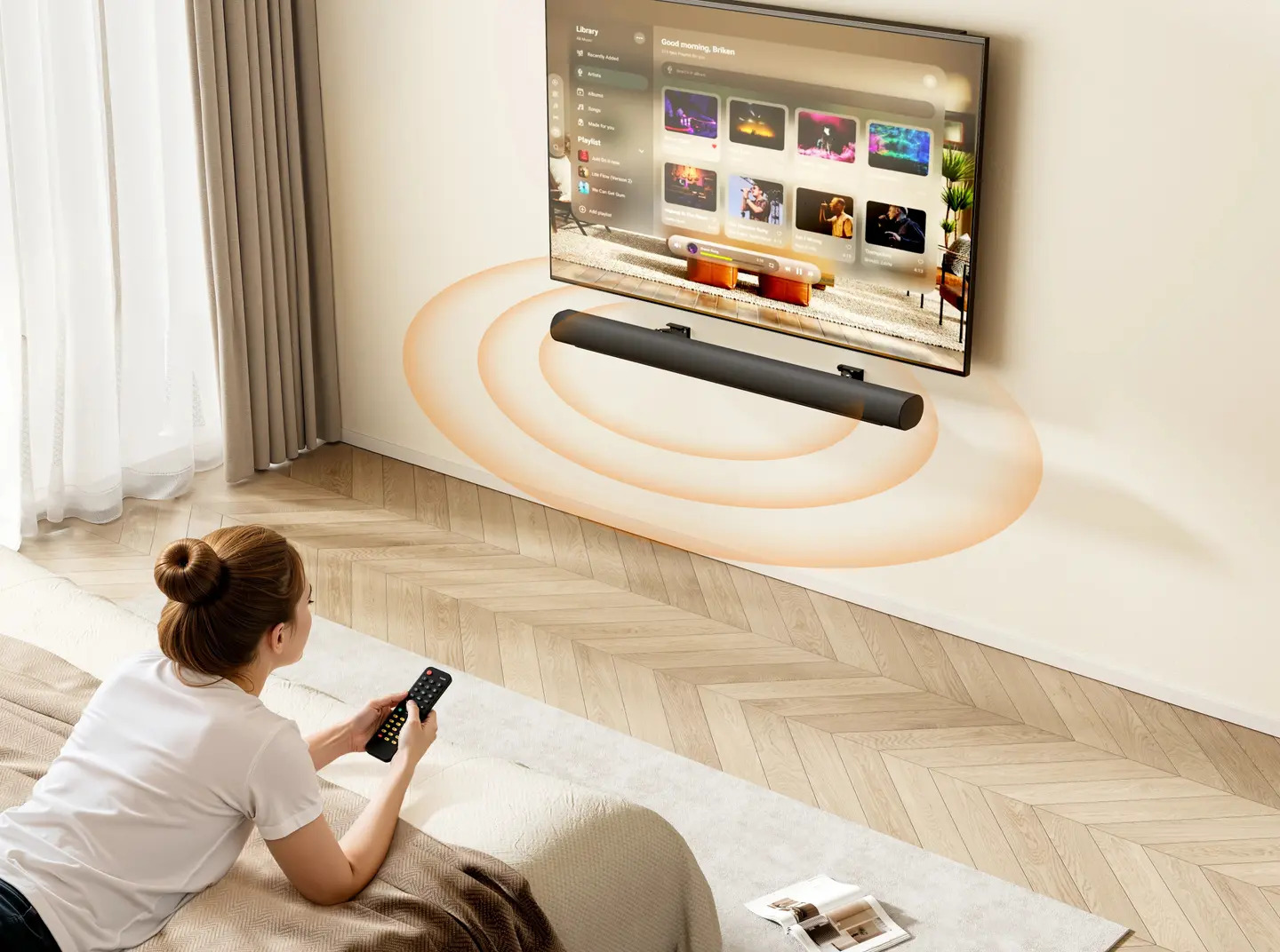 VON SOUNDBAR BRACKET VXSB100FSL SWIVEL