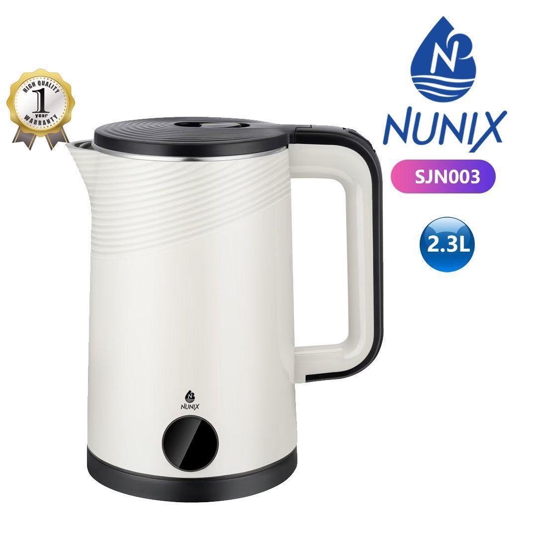 Nunix New Arrival Classic 2.3ltrs Stainless Steel Electric kettle , Automatic Hot water Boiler or Heater Jug Auto Shutoff SJN002
