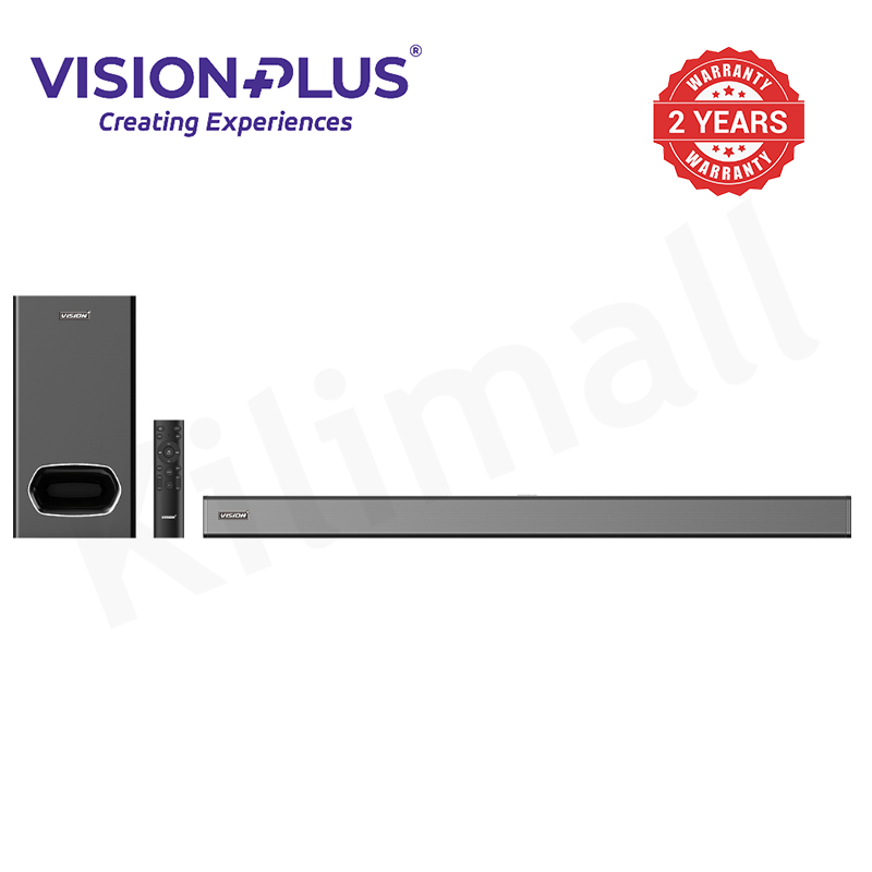 Vision Plus VP2120SB Sound Bar Pro 160W Wireless 2.1 Channel Subwoofer Dolby Audio Bluetooth Home Speaker Two Year Warranty