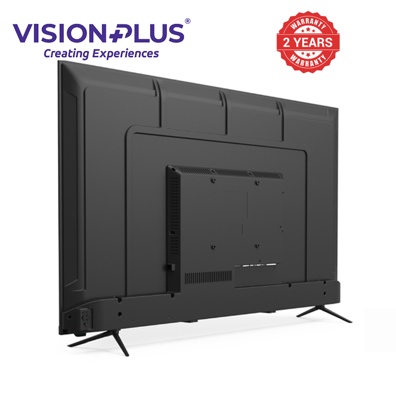 Vision Plus 43 Inch VP8843KV 4K Frameless Smart TV VIDAA V+ OS DLED Dolby Audio Netflix YouTube Energy Saving Two Year Warranty For Home Living Room