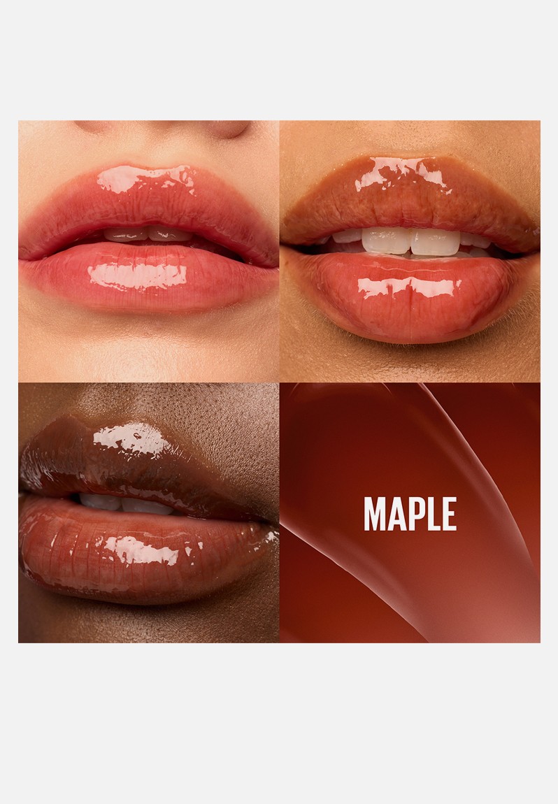 Lifter Gloss Honey 028 Lip Gloss with Hyaluronic Acid - 028 Maple, 5ml. Hydrating Formula with High Shine Finish for Visibly Plumper and Fuller Looking Lips.