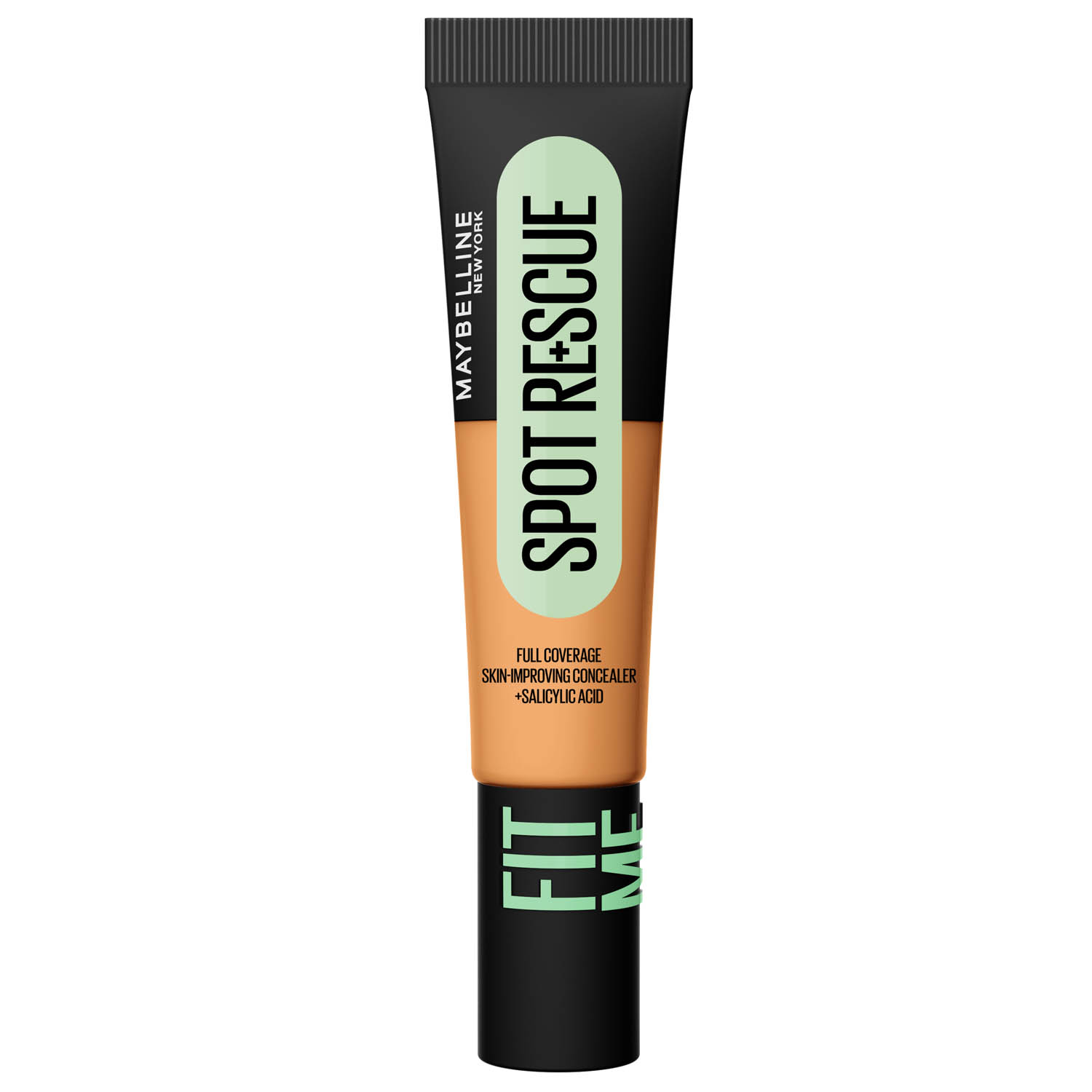 Maybelline Fit Me Spot Rescue Breathable Full Coverage Concealer - Shade 65, 15ml. Enriched with Salicylic Acid, Vitamin C and Glycerin for Blemish Correction and Radiant Skin