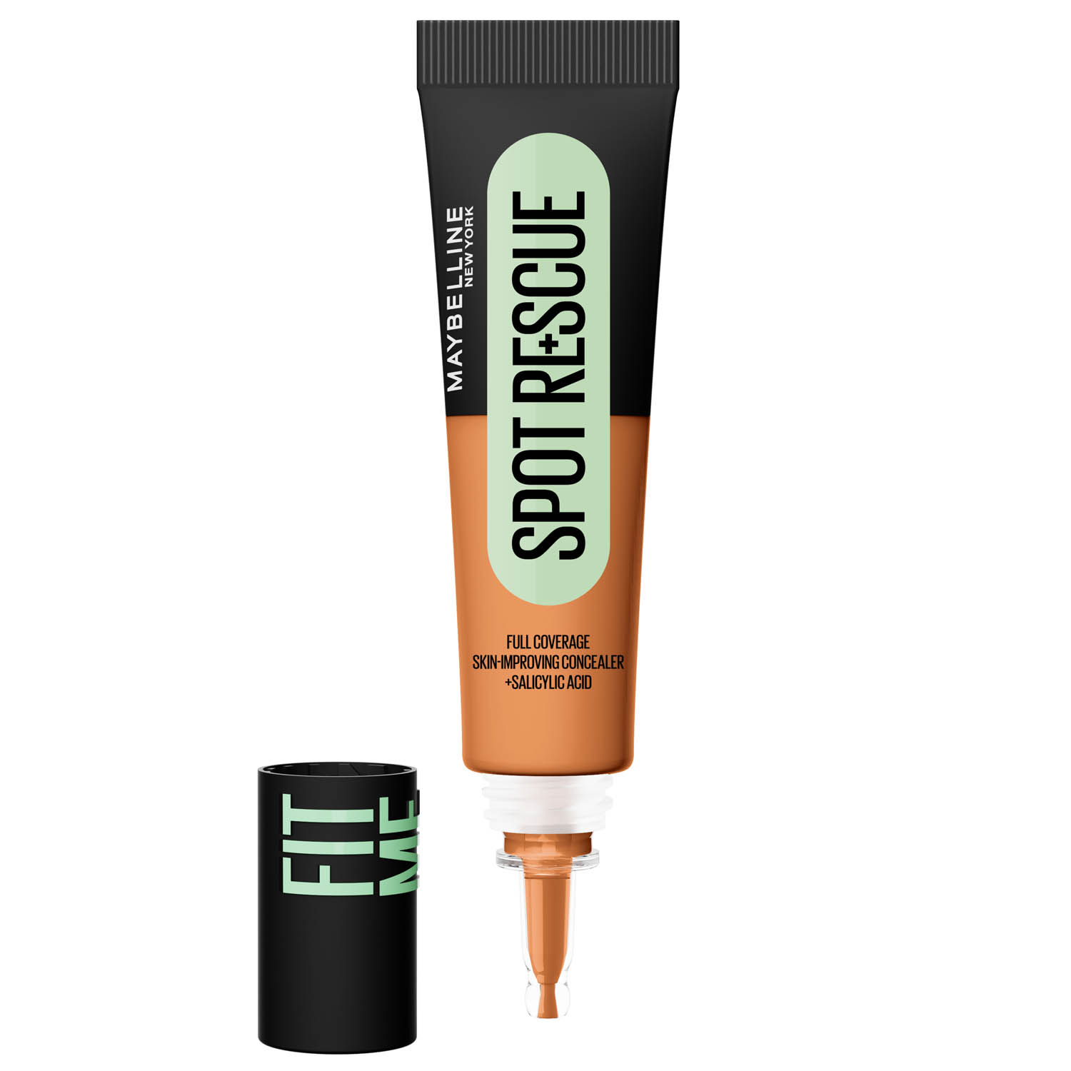 Maybelline Fit Me Spot Rescue Breathable Full Coverage Concealer - Shade 70, 15ml. Enriched with Salicylic Acid, Vitamin C and Glycerin for Blemish Correction and Radiant Skin