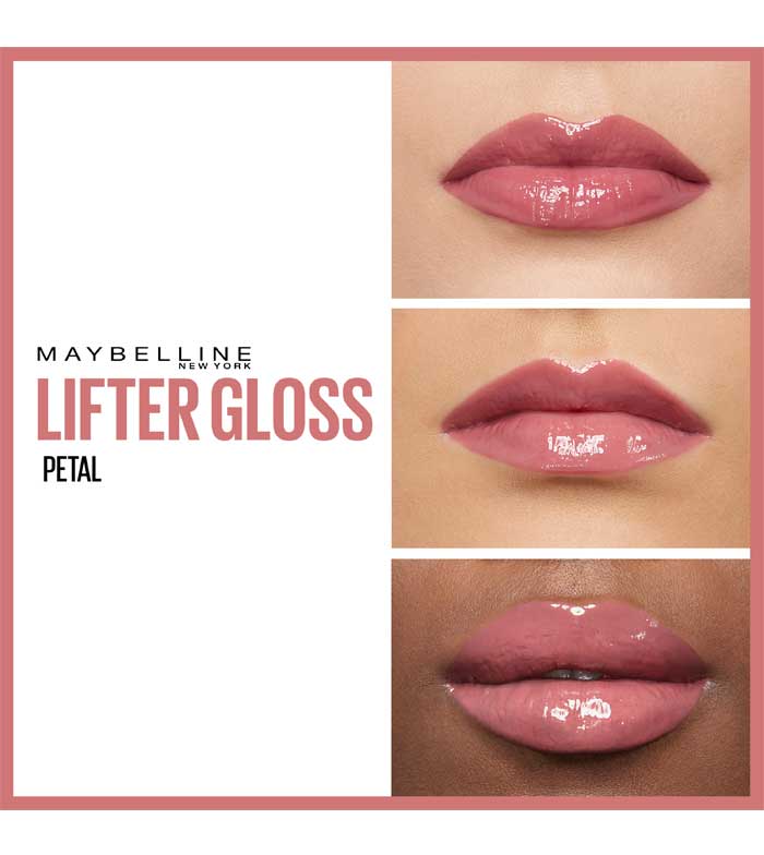 Maybelline Beginner Makeup Essential Kit(Maybelline Lifter Gloss Plumping Lip Gloss 005 Petal + Colossal Bubble Washable Volumizing Mascara Blackest Black)