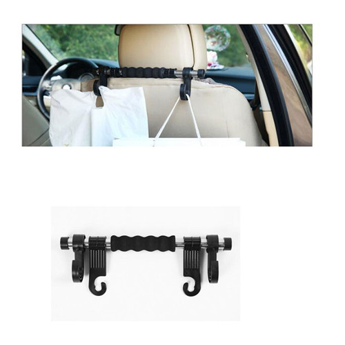 Multi-functional Double Hook Vehicle Hook Hanging Decorations Car Back Extended Edition Thickening