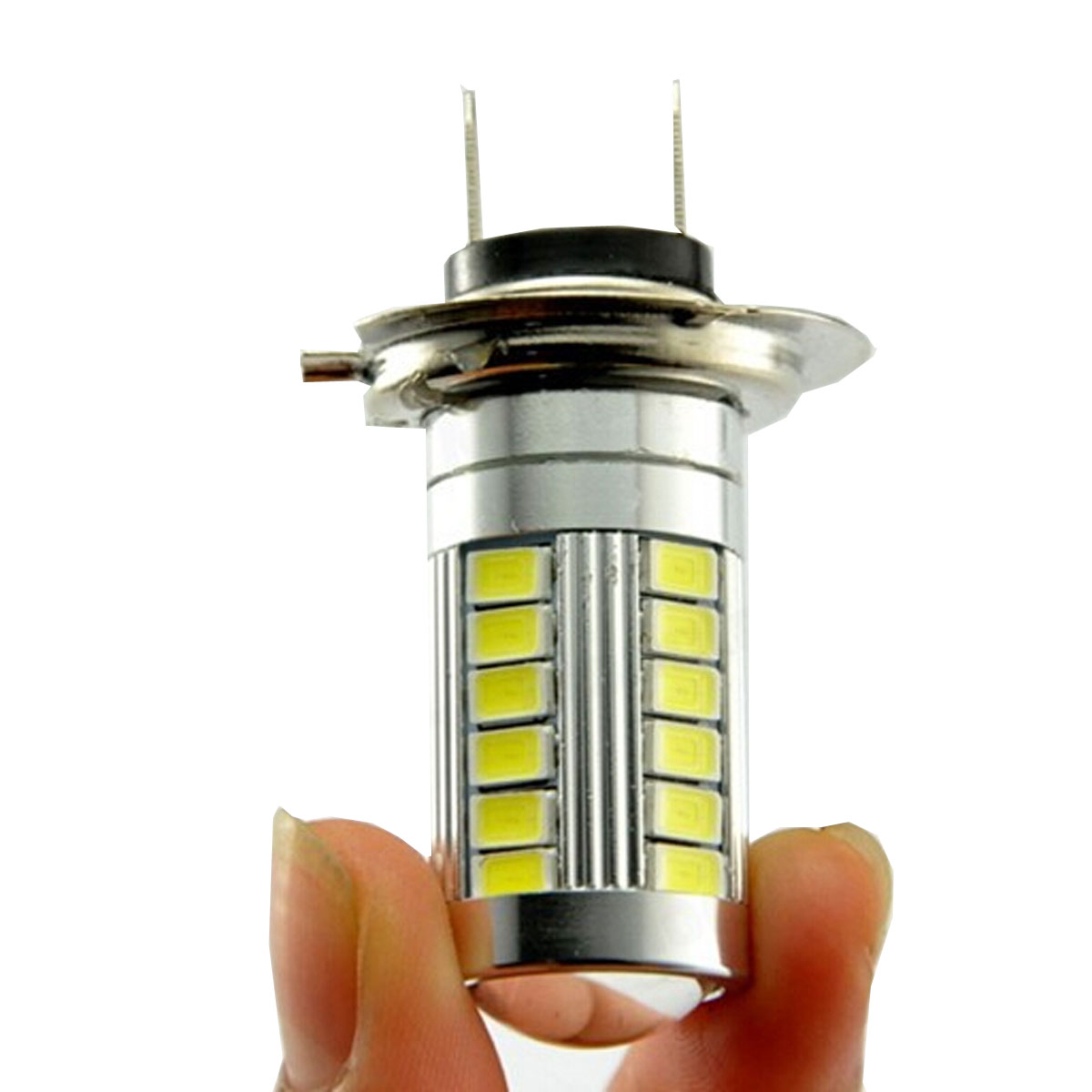 2X H7 5630 33Smd whiteLed Headlights High Bright LEDs Car Fog Light