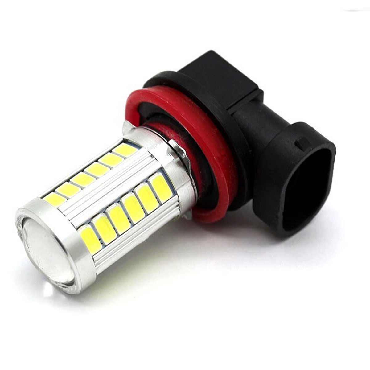 2X H8 5630 33SMD White High Power LED Light Bulbs Car Fog Driving Light