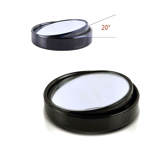 Car Styling Auto Motorcycle Blind Spot Rear View Mirror 360 Degree Adjustable Car Mirror Black