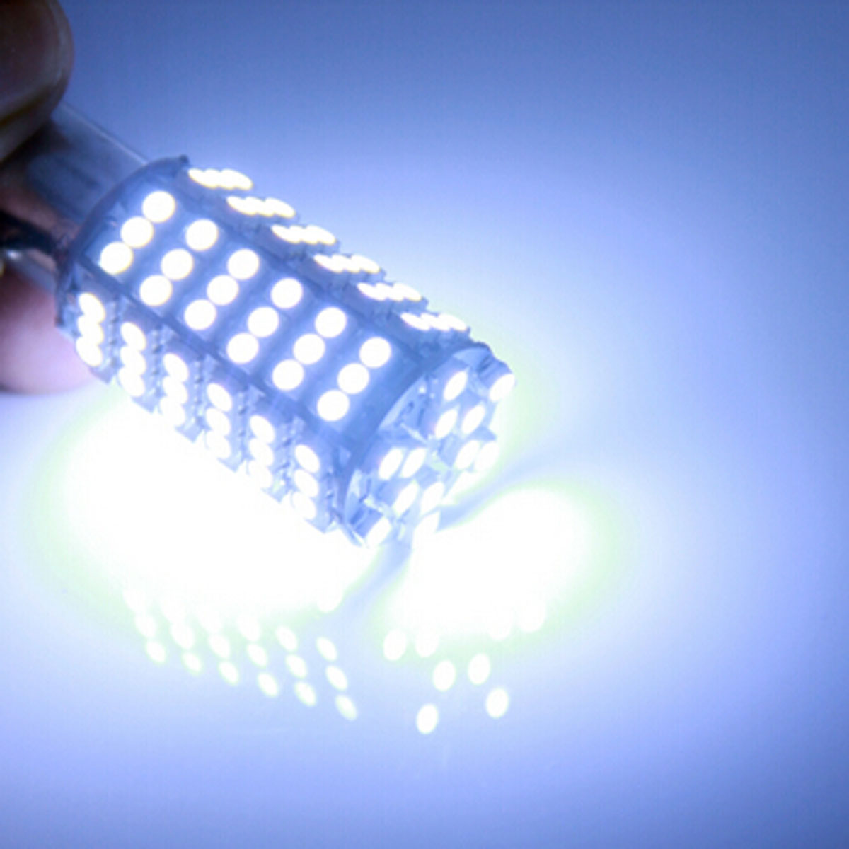 2X 1157 120SMD Car Turn Signal Reversing Light Bulb LED White Interior Parking Light