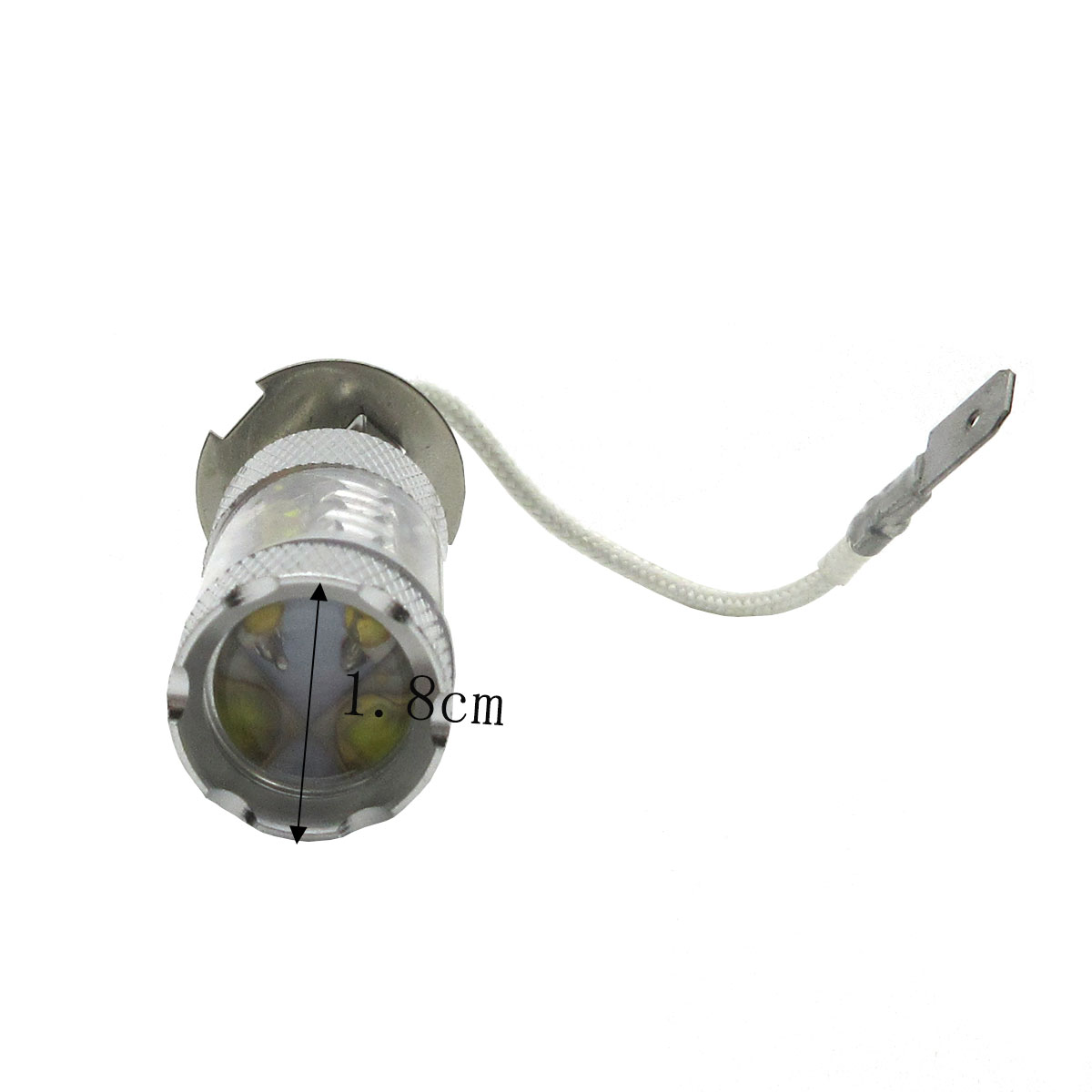2X 12V H3 80W High Pwer Super Bright LED Bulb Car Fog Light/ Fog Lamp