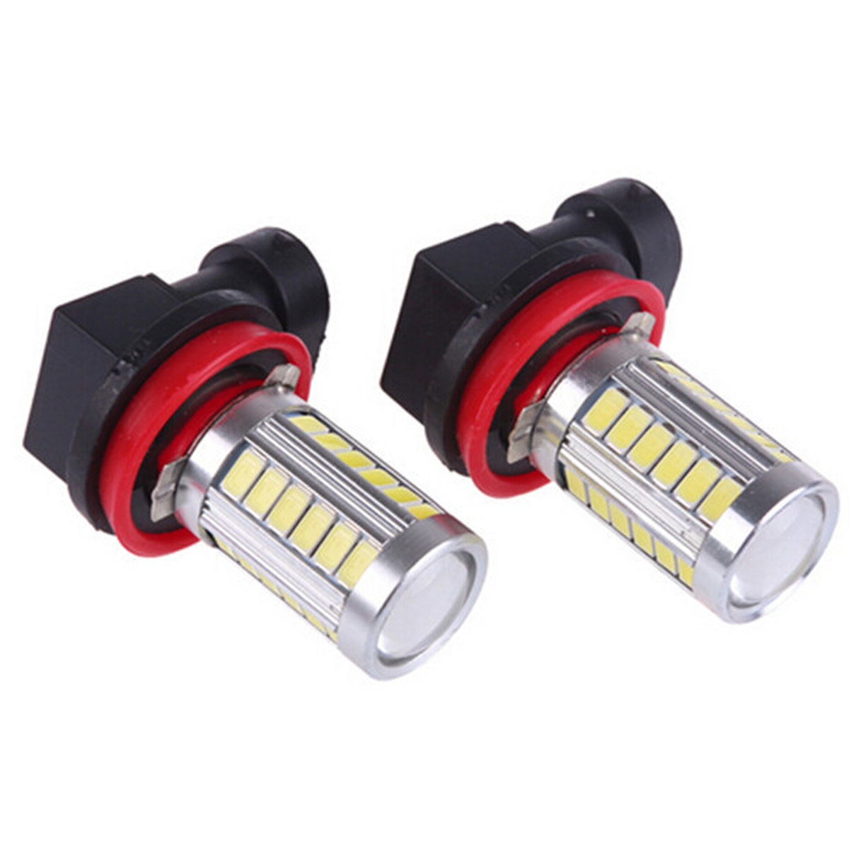 2X H8 5630 33SMD White High Power LED Light Bulbs Car Fog Driving Light