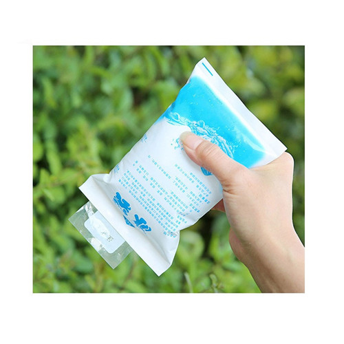10pcs/lot 400ML Neoprene Ice Bag Reusable Cooler bag for Food Storage Picnic Fridge Cold Box