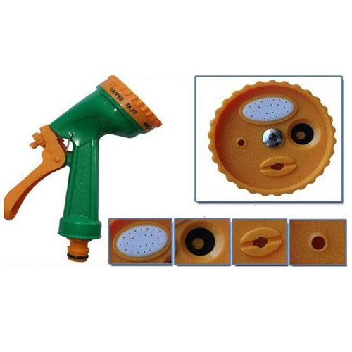 10m High Pressure Car Wash Gun Green/Blue Flexible Telescopic Spring Spray Gun Garden Water