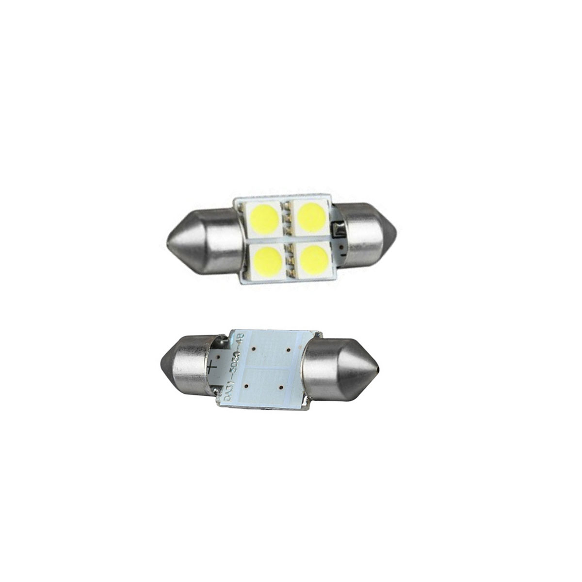 2X 5050 4smd 31 White Festoon Dome Car Light Lamp Bulb/Reading Light