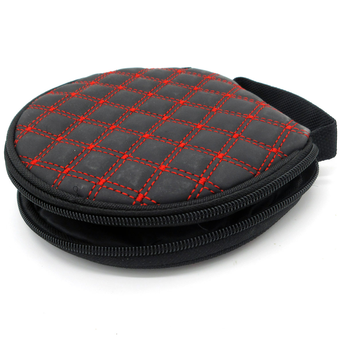 New Round Vehicle Auto Car CD Holder Bag Cover CD Disk Box Holder Storage Wallet for Car Home