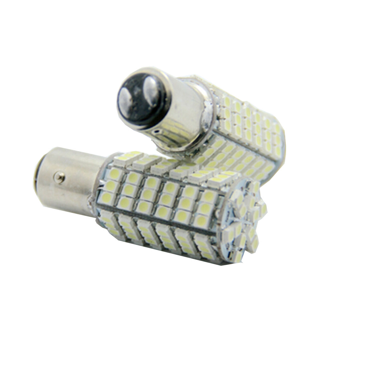 2X 1157 120SMD Car Turn Signal Reversing Light Bulb LED White Interior Parking Light