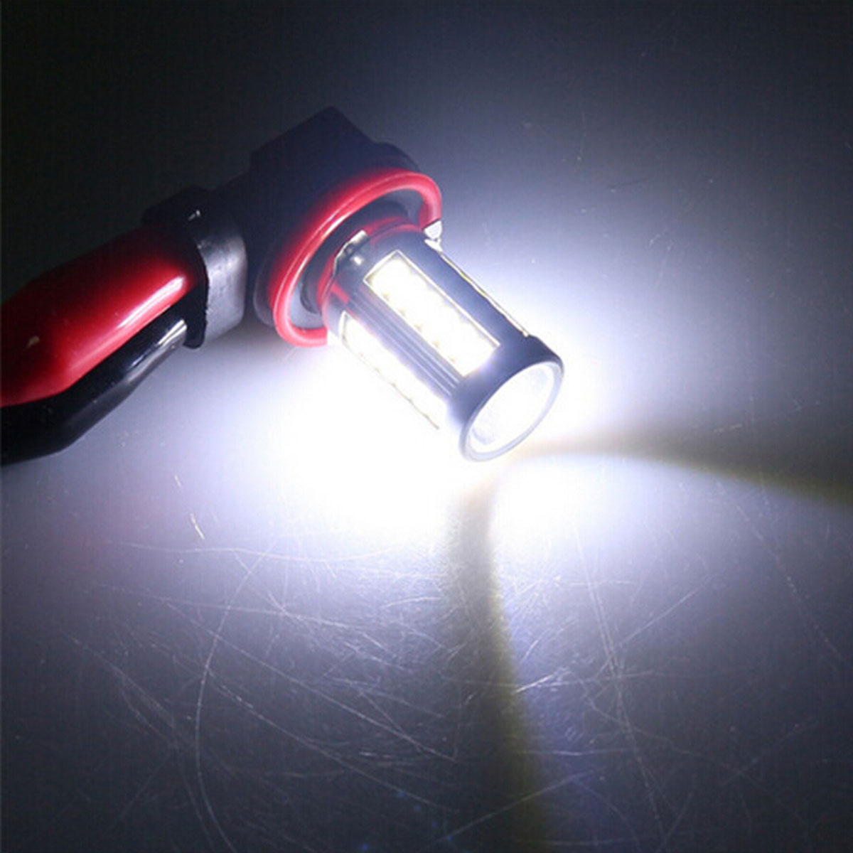 2X H8 5630 33SMD White High Power LED Light Bulbs Car Fog Driving Light