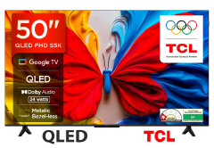 TCL 50S5K 50 Inch QLED Google TV, Smart 2K Full HD Android Television, WiFi, Bluetooth, HDMI, USB, HDR10, Netflix, YouTube, Dolby Audio, ICAST Screen Mirroring+FREE 360 BRACKET+1 Year Warranty