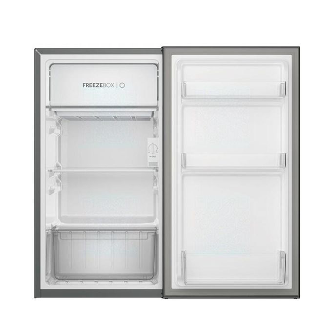 Haier HR-135BLUK2KE 90L Direct Cool Refrigerator, Single Door Mini Fridge, Energy Efficient, Low Power Consumption,Black+FREE FRIDGE GUARD+EXTENSION
