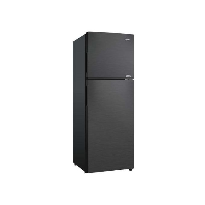 Haier HRF-239FA(KE) 211L No Frost Double Door Fridge, Twin Inverter Compressor, Multi Air Flow Cooling, Low Power Consumption, Dark Grey