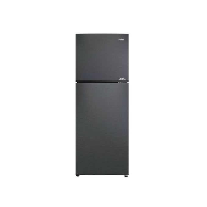Haier HRF-239FA(KE) 211L No Frost Double Door Fridge, Twin Inverter Compressor, Multi Air Flow Cooling, Low Power Consumption, Dark Grey
