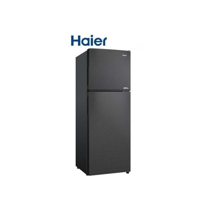 Haier HRF-239FA(KE) 211L No Frost Double Door Fridge, Twin Inverter Compressor, Multi Air Flow Cooling, Low Power Consumption, Dark Grey