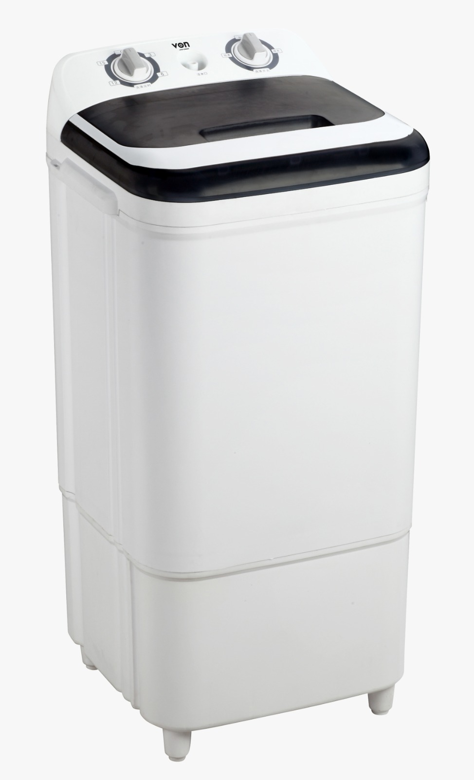 VON Semi Automatic 9KG Laundry Washer,Single Tub Top Load Washing Machine with Energy Saving