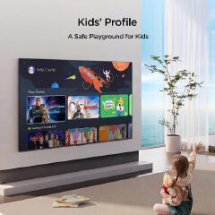 TCL 43V6D 43" Inch 4K UHD Smart Google AI TV Direct LED Android Television with HDR10 Display, Built-In WiFi, Bluetooth, Netflix, YouTube, Dolby Audio+FREE 6 ACCESSORIES
