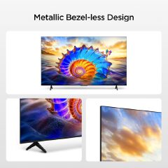 TCL 43V6D 43" Inch 4K UHD Smart Google AI TV Direct LED Android Television with HDR10 Display, Built-In WiFi, Bluetooth, Netflix, YouTube, Dolby Audio+FREE 6 ACCESSORIES