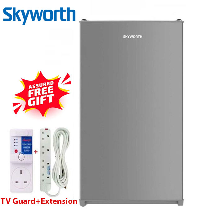 Skyworth 90 Litre Single Door Fridge,Freezer Compartment, SRS-120DT