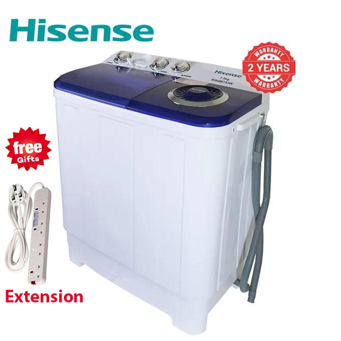Hisense 11KG WSRB113W Twin Tub Semi Automatic Washing Machine Powerful Washer Large Capacity