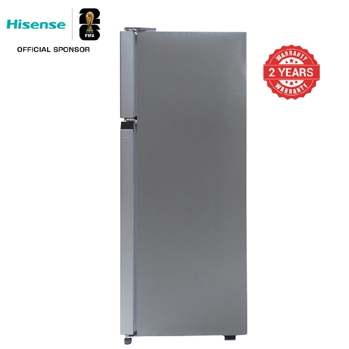 Hisense 120L Fridge ,Two Door, Low Power, Tempered Glass Shelves + 2 Years Warranty
