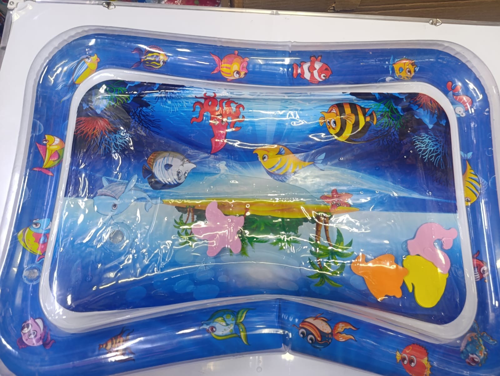Premium Kids Inflatable Water Play Mat 🟣 Sensory Stimulation Splash Pad for Tummy Time & Early Development | Leak-Proof Safe PVC Toddler Fun Toy ✨